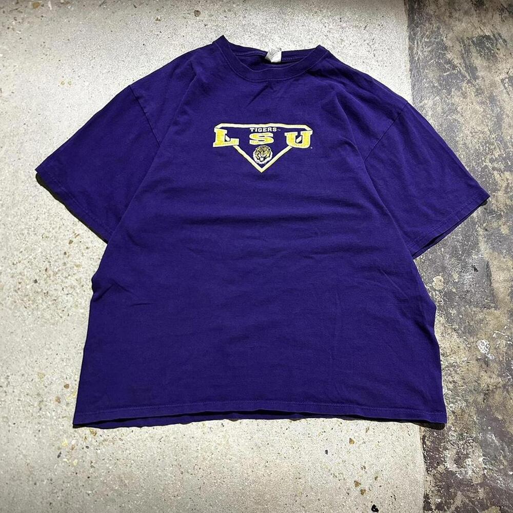 Vintage 90s LSU Tigers M.J. Soffe shirt